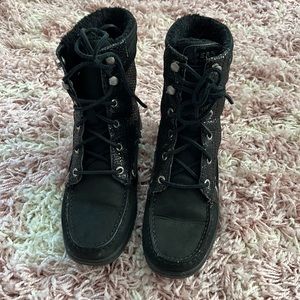 Sperry Hikerfish black/glitter